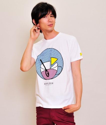 Amazon グラニフ Graniph ベーシック Tシャツ シティポップ ホワイト L Tシャツ カットソー 通販