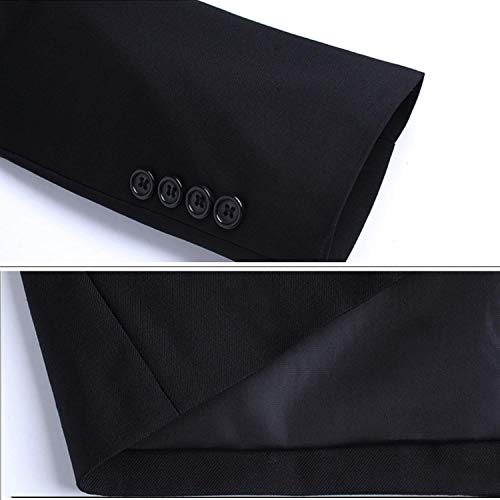 GEEK LIGHTING Party Blazaer for Men Slim Fit Single One Button Jackets(Red,US S=Label 2XL)