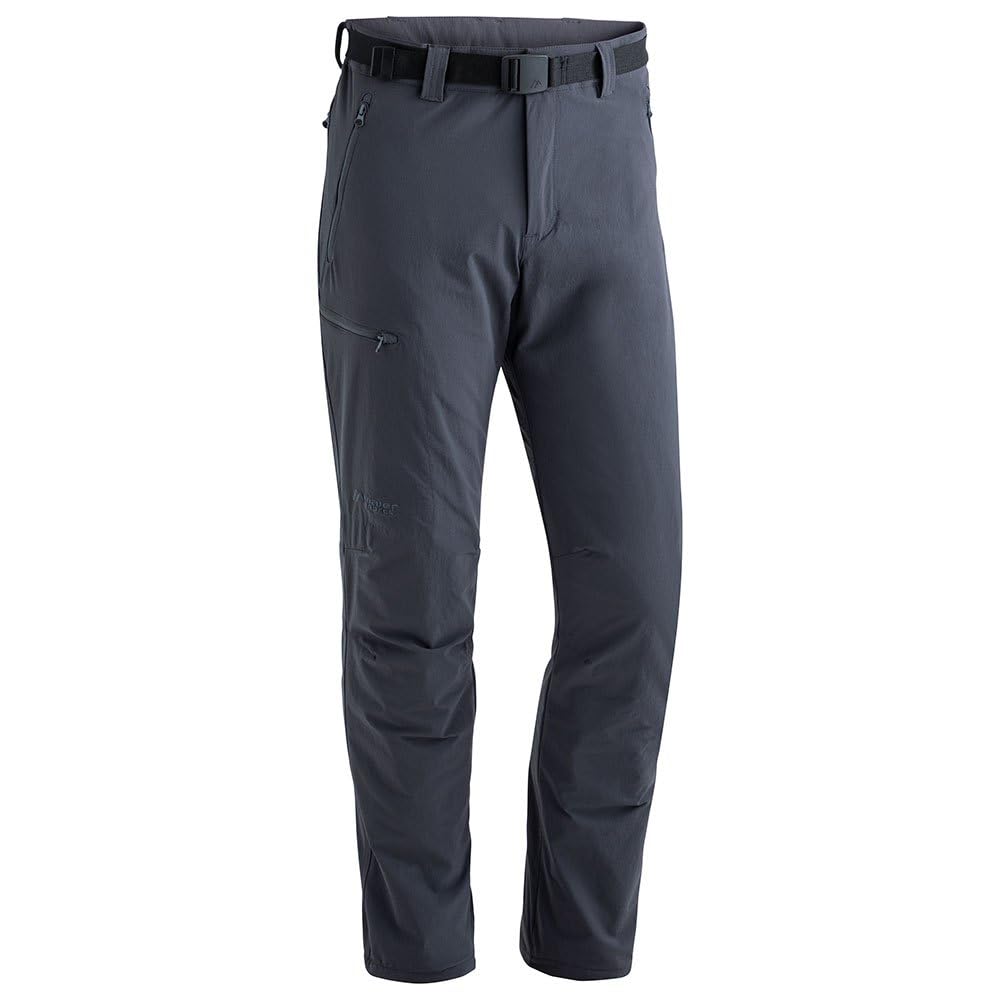maier sports Men's Oberjoch Hiking Pants, Lined Outdoor Pants, Elastic Trekking Pants Graphite