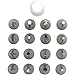 iCooker 17-Pack Decorating Tips for Cake Supplies [FREE Pastry Bag Kit Set] Best Professional Tool Tips for Icing Cupcakes - Stainless Steel Reusable Coupler & Storage Case