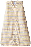 HALO SleepSack Micro-Fleece Wearable Blanket, Yellow Waves, Medium