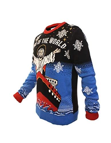 Ugly Christmas Party Unisex Ugly Christmas Sweater Jesus King of