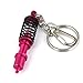 maycom Keychain Auto Part Model Coilover Shock Absorber Carabiner Keyring Key Chain Ring Car Keyfob (Red)
