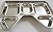 Kids Stainless Steel Section Plates
