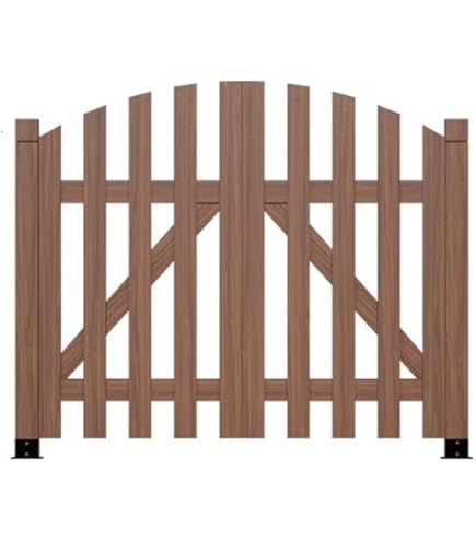 Amazon.com: ShdiMcma Double Door Garden Gate for Outside, Soild