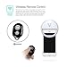 Veemoh Camera Diva Ring Light LED Selfie Cell Phone Lighting for Photography iPhone Samsung Galaxy HTC Nokia Nexus LG - Comes with Wireless Remote for Easy Selfies and Group Shots!