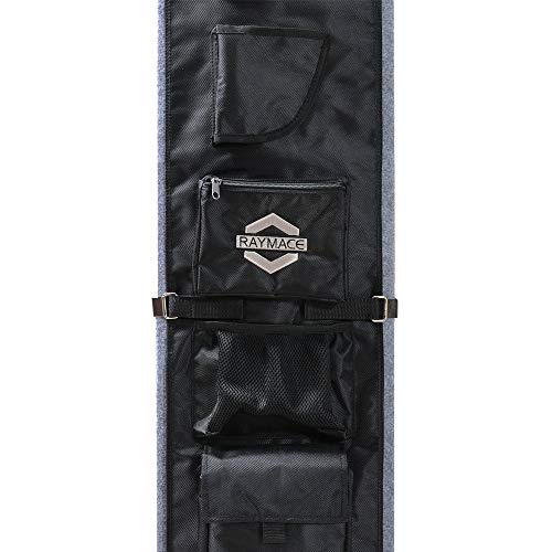 RAYMACE Gun Safe Door Panel Organizer 10.6W*43.5H，Adjustable Width to 13 Inch, Pistols and