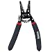 WGGE WG-013 Wire Stripper and Cutter 7'',Cuts, strips wire and loops 10-20 AWG Solid and (0.8-2.6mm) Stranded