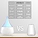ELEHOT Essential Oil Diffuser Diffusers for Essential Oils Humidifiers 16 LED Light Colors Change and 2 speed Adjustment 4 Timer & Auto-Off Safety Switch, 300ml (Multi-colored)thumb 1