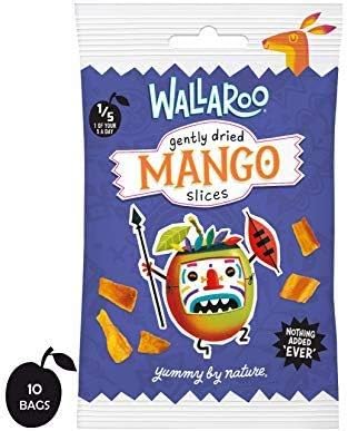 Wallaroo Foods Ltd | Wallaroo Gently Dried Mango Slices - Organic | 4 x 30g