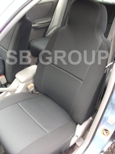 Mercedes ML Car Seat Covers - Charcoal Black - 2 Fronts Only