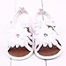 Voberry® Baby Infant Girls Flower Shoes Summer Crib Sandals (6~12 Month, White )
