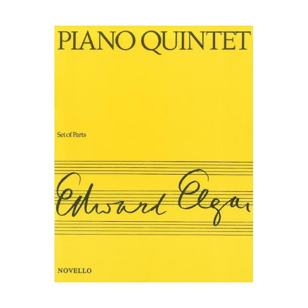 Elgar: Piano Quintet, Op. 84 [Novello]