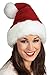 Rubie's Deluxe Adult Santa Hat, Red/White, One Size