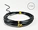 Anodized Aluminum Bonsai Training Wire 5-Size Starter Set with Canvas Bag - 1.0mm, 1.5mm, 2.0mm, 2.5mm, 3.0mm (147 feet total) - Choose Your Color (5 Sizes, Black)