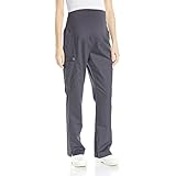 Wonderwork Maternity Cargo Pants - Comfort Fit With Full Elastic Waist In Ceil Blue