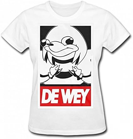 ZFADDS Ugandan Knuckles Do You Knowï¼Ÿfun Tshirt Fashion Print T-Shirts Valentine Women's Tee White