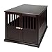 Hot Sale! Wooden Furniture XL Pet Crate Espresso Solid Wood End Table Kennel Consule Decorthumb 4