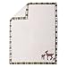 Trend Lab Deer Lodge Framed Coral Fleece Baby Blanket, Cream