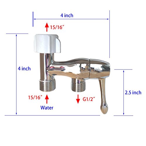 Hibbent Bidet T adapter and Bidet Filter for Bidet Seat and Bidets