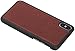 AmazonBasics iPhone X PU Leather Wallet Detachable Case, Dark Brown