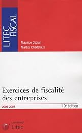 Exercices de fiscalité des entreprises, 2006-2007
