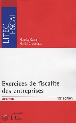 Exercices de fiscalité des entreprises, 2006-2007