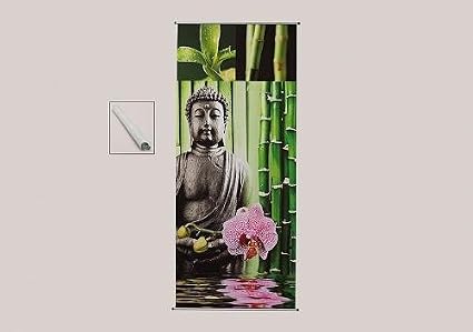 Banner Textilposter Vorhang Mit Schiene Motiv Buddha 75cm X 180cm