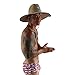 Sunga Life Surf Straw Hat for Lifeguard, Beach, Sun
