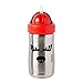 Tommee Tippee Stainless Steel Tuff Stuff Straw Cup, Insulated, BPA-Free, Internal Volume Markings, 1 Count (Designs Will Vary)
