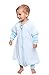 LETTAS Baby Boys and Girls Detachable Sleeves 0.5 Tog Cotton Sleeping Sack for Big Kids, (Blue,XL)