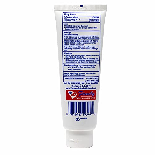 Flanders Buttocks Ointment Diaper Rash Cream for Treatment and