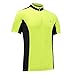 Tenn-Outdoors Mens Coolflo S/S Jersey - Hi-Viz Yellow/Black - Lrg