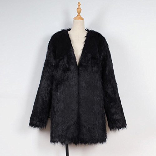 image for Tsmile Winter Women Coat Faux Fur Casual Long Jacket Warm Parka Outwea