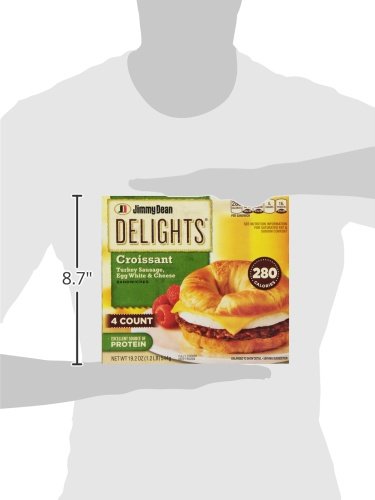 2 Jimmy+Dean+Delights+Sausage+Croissant