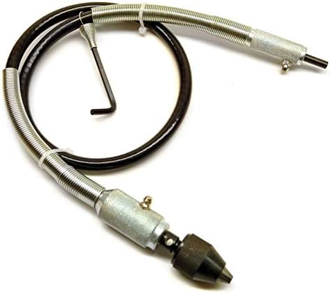 Capricornleo Flexible Flexi Twist Drill Shaft Drive Extension 36" with Keyless Chuck TE323