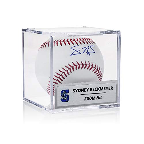 Ideal Swan Baseball Display Case, Acrylic Square Baseball Golf Tennis Ball Transparent Case Holder for Souvenir Storage Box Holder Protection Dust-Proof, Square