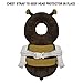 Baby Head Protector Baby Toddlers Head Safety Pad Cushion Baby Back Protection Prevent Toddlers Injured Suitable Age 4-24 Months[ Bee]
