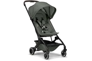 Joolz AER+ - Lightweight Premium Baby Stroller with Ergonomic Seat - One-Second Fold Design - Comfortable & Compact - Airplane Suitable - XXL Sun Hood - Travel Pouch Included - Mighty Green