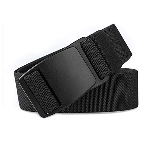 WYuZe Elastic Stretch Belt Invisible Flat Plastic Buckle Jeans