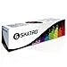 Skatro Mini Cruiser Skateboard. 22x6inch Retro Style Plastic Board Comes Complete