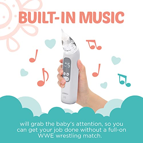 LittleTora Baby Nasal Aspirator Rechargeable Electric Nose Sucker