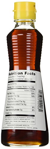 Kadoya Pure Sesame Oil, 11-Ounce Bottle (Pack of 3) - Thumbnail 3