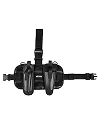 BooMs pesca LH1 ajustable pierna Holster, con 2 alicates de pesca sheathes