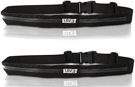 LovIT Scientific Running Belt Pouch 2 PACK - Can Hold All Smartphones Even Iphone 6 Plus While You Run - Perfect for Runners &amp; Fitness Enthusiasts (2)