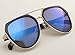 Premium Mens and Womens Aviator Sunglasses Plastic and Metal Frame