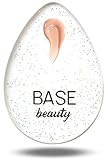 Base Beauty Silicone Sponge Diamond Blender Flawless Makeup Applicator Teardrop Shape For Hygienic Application & Less Makeup Usage