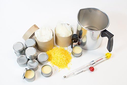 DIY 100% Natural Lip Balm Kit (Orange Essential Oil)