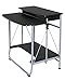 OneSpace Freeley Folding Computer Desk, Black