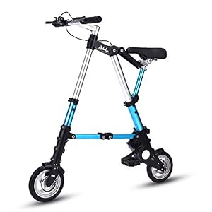 XXCC Mini Foldable Bicycle 8 Inch Portable Folding Bike Ultra Light Adult Student Folding Carrier Bicycle for Sports…